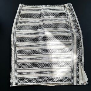 LOFT Patterned Lined Skirt